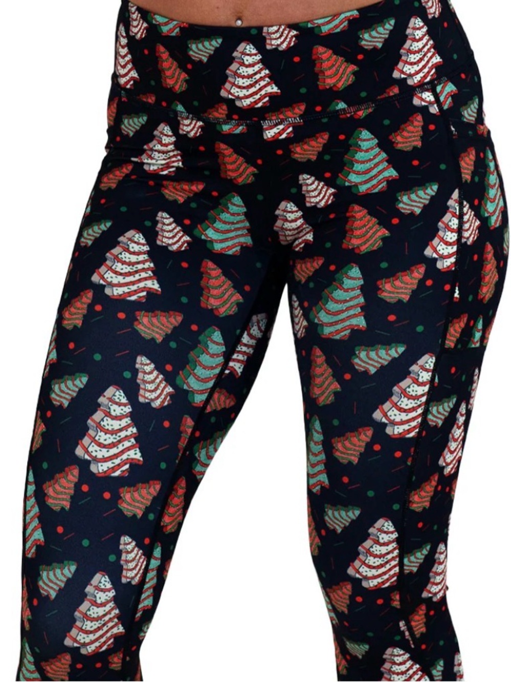 Constantly Varied Gear CVG Oh Christmas Tree Capri Leggings